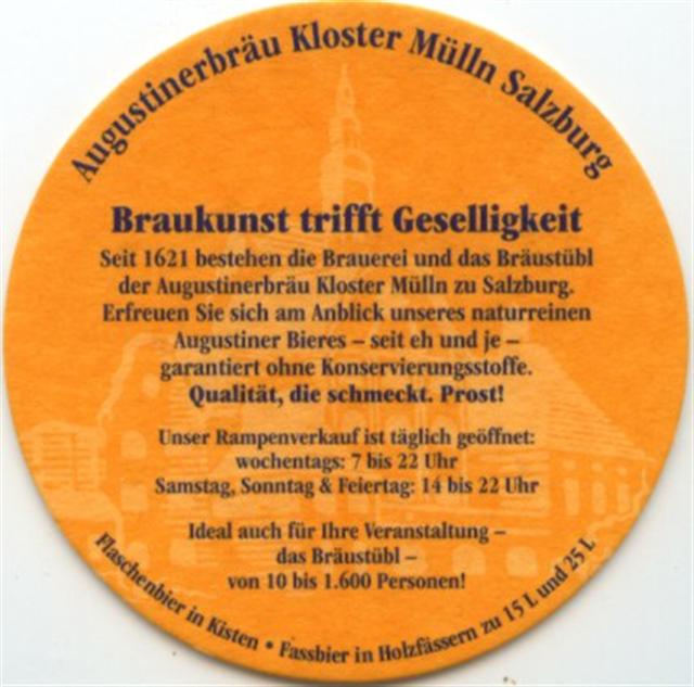 salzburg s-a augustiner 4b (rund215-hg orange-braukunst-blauorange) 